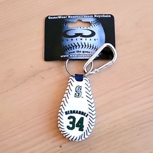 Seattle Mariners Hernandez #34 Keychain Fob